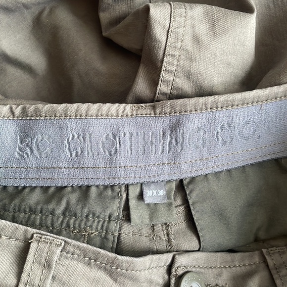 Green Cargo Pants BC Clothing Company 30 x 30 - Picture 5 of 7